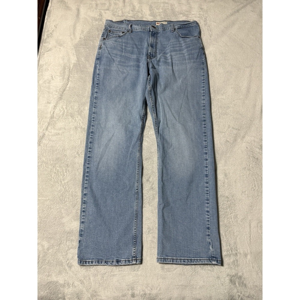 Wrangler Relaxed Boot Jeans Mens 36x31 Blue Bootcut Mid Rise Medium Wash
